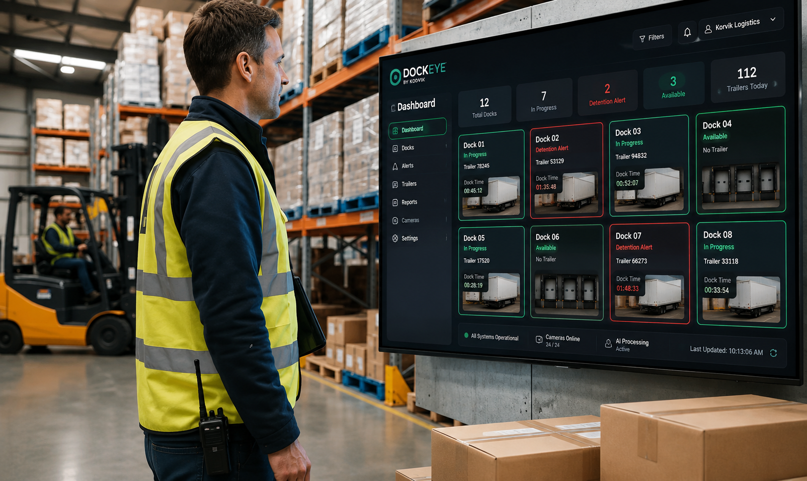 Eliminate Manual Dock Checks with Automated Trailer Tracking